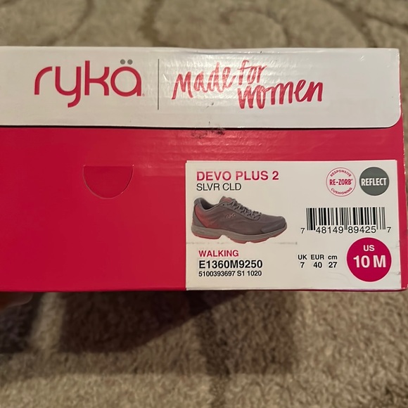 Ryka Devo plus 2 women’s sneakers size 10 M SLVR CLD color - Picture 10 of 12